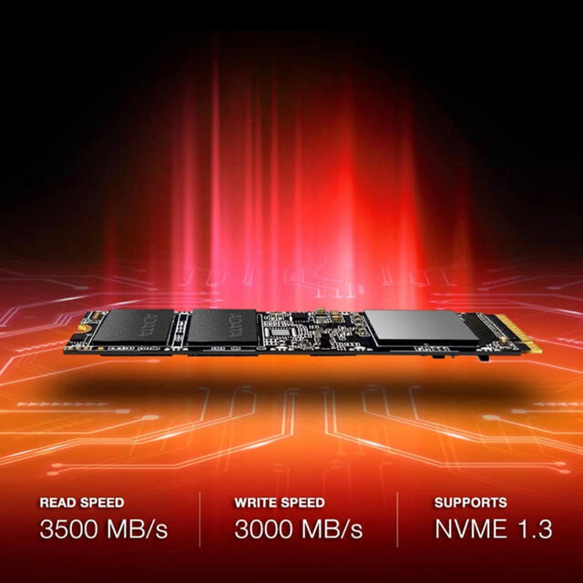 【新品】XPG SSD M.2 512GB SX8100 NVME 5年保証 3