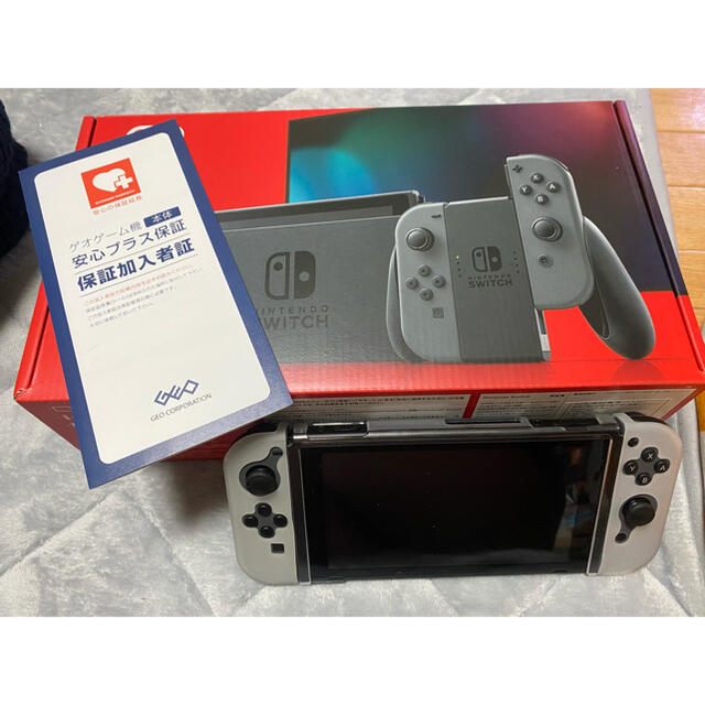 美品 美品 新モデル ニンテンドースイッチ (グレー)エンタメ/ホビー