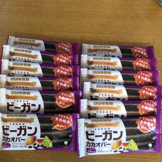 ユーハミカクトウ(UHA味覚糖)のUHA味覚糖　ビーガン　カカオバー　ラムレーズン味　12袋(プロテイン)