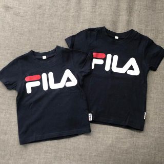 フィラ(FILA)のFILA  お揃いTシャツ　2枚セット　80  95(Tシャツ/カットソー)