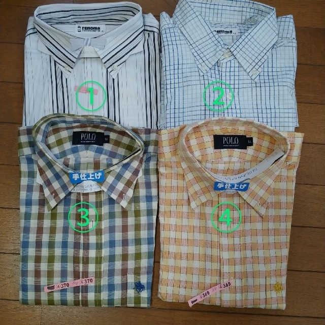 U.P renoma(ユーピーレノマ)のrenoma メンズ　半袖シャツ　2L　② メンズのトップス(シャツ)の商品写真
