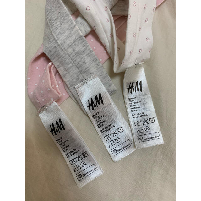 H&M(エイチアンドエム)のH&M ヘアバンド3セット キッズ/ベビー/マタニティのこども用ファッション小物(その他)の商品写真