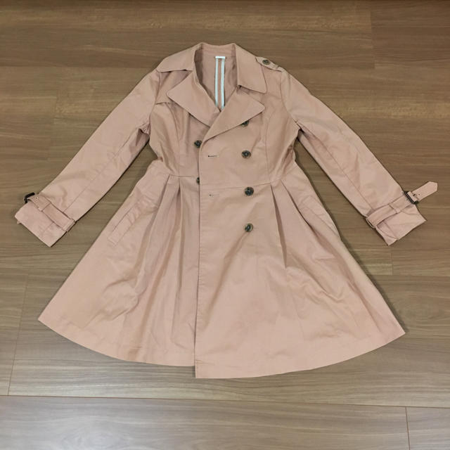 Techichi(テチチ)のピンク トレンチコート レディースのジャケット/アウター(トレンチコート)の商品写真