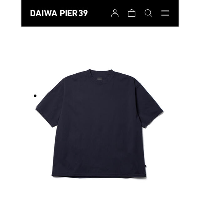 1LDK SELECT(ワンエルディーケーセレクト)のDAIWA PIER39 TECH DRAWSTRING TEE BLACK M メンズのトップス(Tシャツ/カットソー(半袖/袖なし))の商品写真