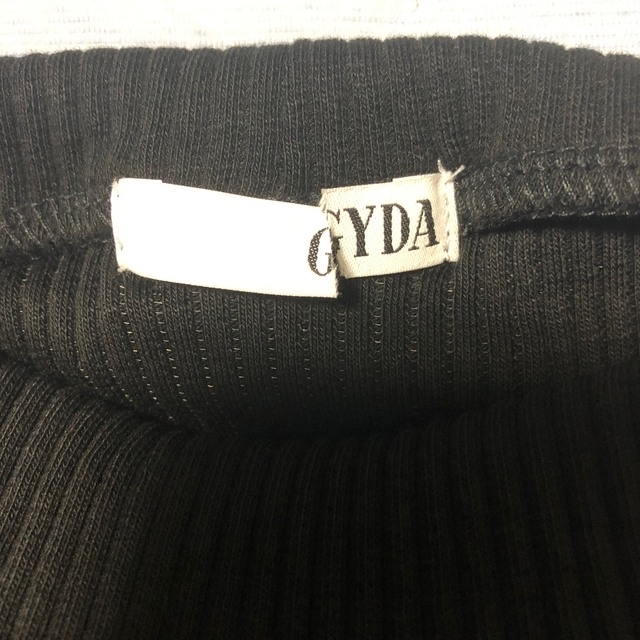 GYDA(ジェイダ)のGYDA テレコ　ワンピース レディースのワンピース(ミニワンピース)の商品写真