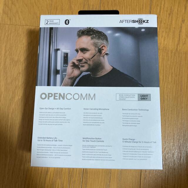 骨伝導 ワイヤレス ヘッドセット AfterShokz OpenComm