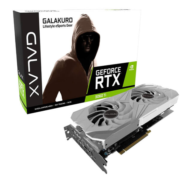 玄人志向 GALAKURO GeForce 3060Ti WHITE   グラボグラフィックボード