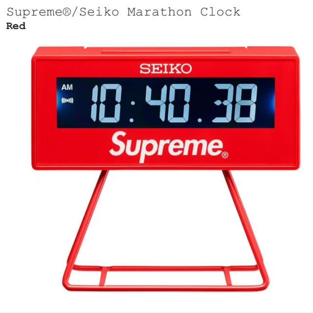新品未使用購入Supreme Seiko Marathon Clock シュプリーム セイコー