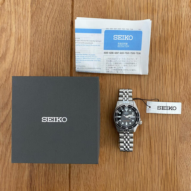 SEIKO(セイコー)のsh様専用【美品】SEIKO ブラックボーイ セイコーダイバー　SKX013K2 メンズの時計(腕時計(アナログ))の商品写真