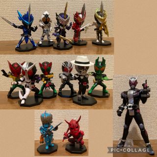 バンダイ(BANDAI)の一番くじ 仮面ライダー14体セット デフォルメクス他(特撮)