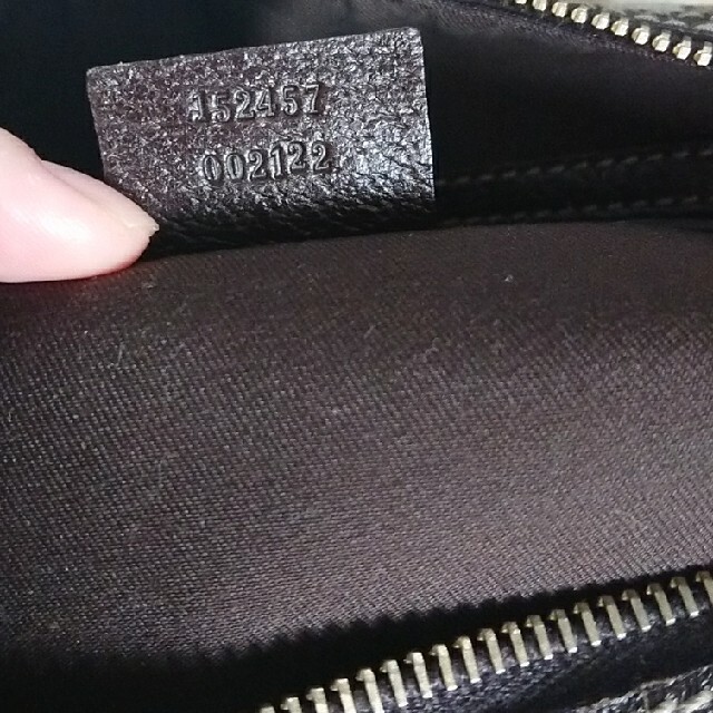 Gucci(グッチ)のGUCCI ミニボストン GG柄 キャンバス ショルダー ハンドバッグ ブラウン レディースのバッグ(トートバッグ)の商品写真