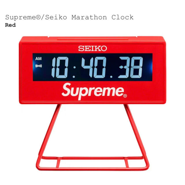 Supreme(シュプリーム)の送料込み Supreme Seiko Marathon Clock メンズのアクセサリー(その他)の商品写真