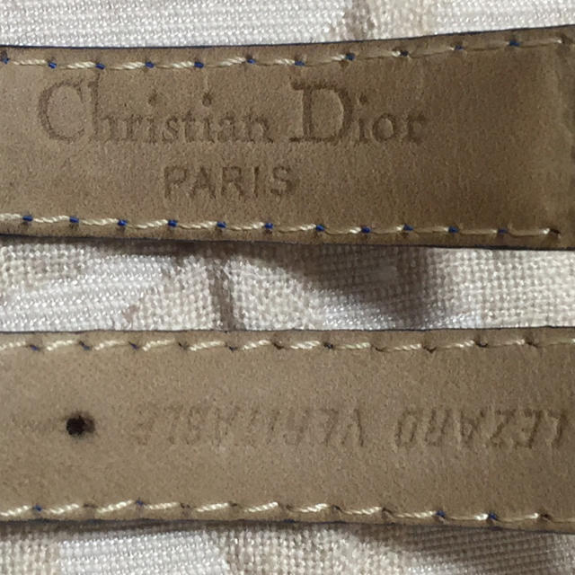 Christian Dior(クリスチャンディオール)のクリスチャンディオール★パリジェンヌ★替えベルト レディースのファッション小物(腕時計)の商品写真