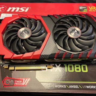 エイスース(ASUS)のGEFORCE GTX1080 MSI グラフィックボード(PCパーツ)