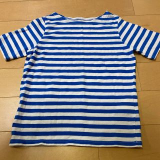 コドモビームス(こども ビームス)のこどもビームス  ボートネック　ボーダー半袖Tシャツ　125-135(Tシャツ/カットソー)