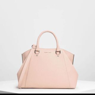 チャールズアンドキース(Charles and Keith)のストラクチャー シティバッグ / Structured City Bag(ハンドバッグ)