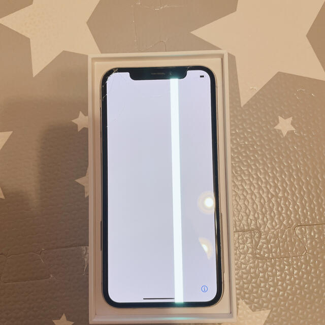 SIMフリー iPhoneX 256GB ホワイト　本体 美品 ジャンク
