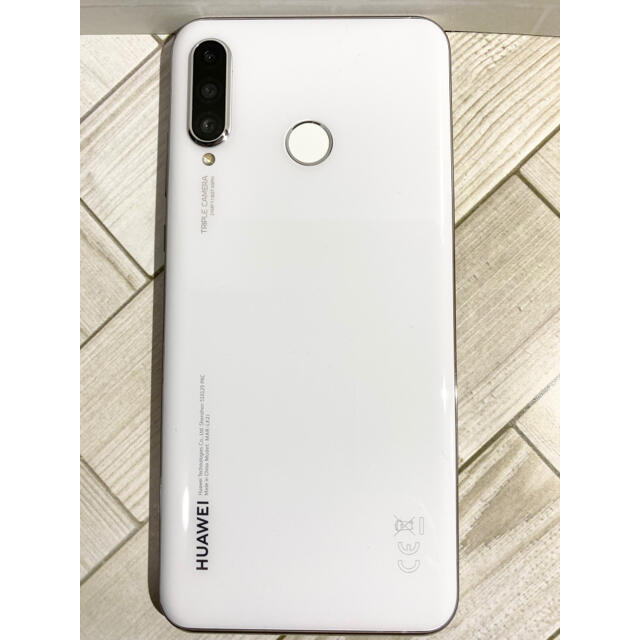 HUAWEI(ファーウェイ)のHUAWEI P30 lite パールホワイト 64 GB SIMフリー スマホ/家電/カメラのスマートフォン/携帯電話(スマートフォン本体)の商品写真