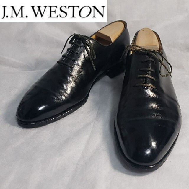 J.M. WESTON(ジェーエムウエストン)の【専用商品です】JM.ウエストン/プレーントウホールカット/8.5E メンズの靴/シューズ(ドレス/ビジネス)の商品写真
