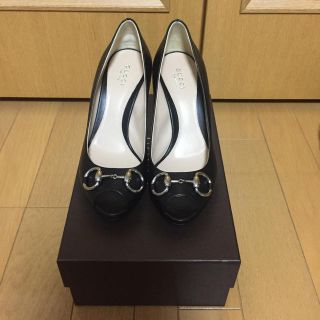 グッチ(Gucci)の《未使用》オープントゥパンプス(ハイヒール/パンプス)