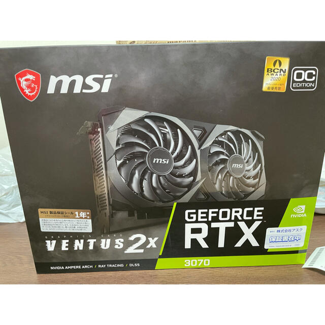 8GBメモリ規格MIS Geforce RTX3070ビデオカード