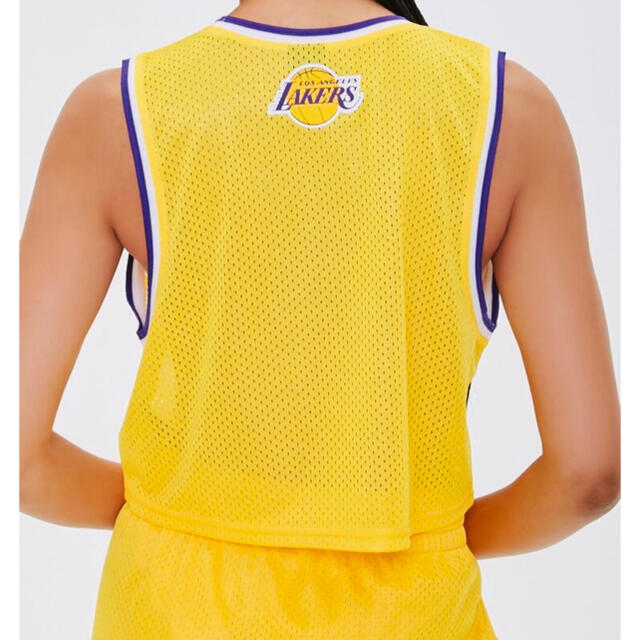 FOREVER 21(フォーエバートゥエンティーワン)の未使用 Lakers レイカーズ ランニング メッシュジャージ トップス レディースのトップス(タンクトップ)の商品写真