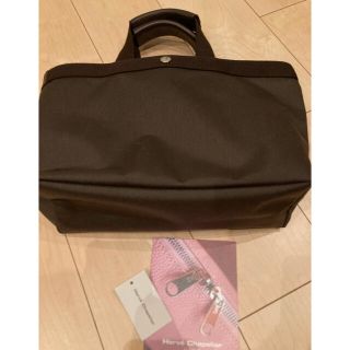 エルベシャプリエ(Herve Chapelier)のハンドルカバー付　704c モカ×モカ(トートバッグ)