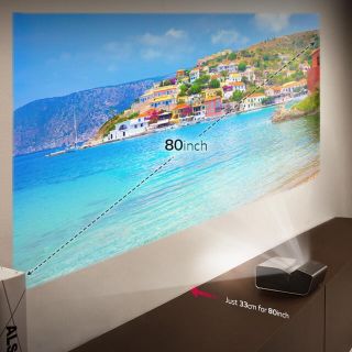 エルジーエレクトロニクス(LG Electronics)のLG MiniBeam UST DLPプロジェクター　PH450UG(プロジェクター)