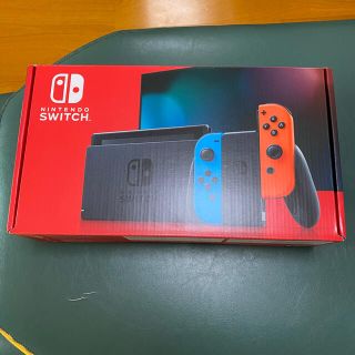 ニンテンドースイッチ(Nintendo Switch)の新品未開封！納品書あり！ニンテンドースイッチ本体　ブルー×レッド(携帯用ゲーム機本体)