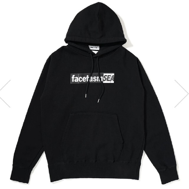 XL★FACETASM X WDS HOODIE / BLACK FACE-01