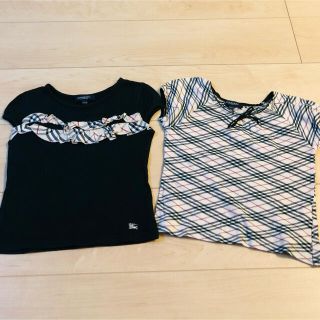 バーバリー(BURBERRY)の110&120㎝　バーバリートップス2点セット(Tシャツ/カットソー)