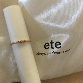 エテ(ete)のete ♡ ピンキー リング(リング(指輪))