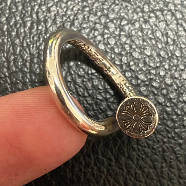 Chrome Hearts(クロムハーツ)のクロムハーツ ネイルフラットリング メンズのアクセサリー(リング(指輪))の商品写真