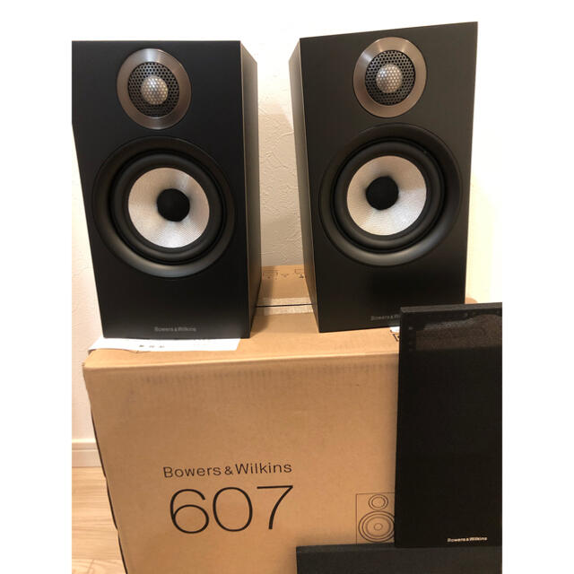 美しい 607/MB B&W スピーカー 美品 ブラック デスクトップ ブック