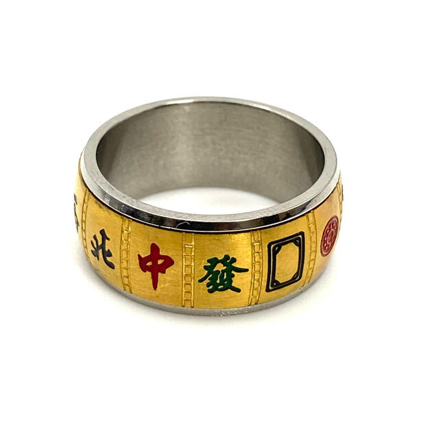 24号　国士無双　ゴールド　麻雀　幸運　リング　指輪　品質保証　配送保証 メンズのアクセサリー(リング(指輪))の商品写真