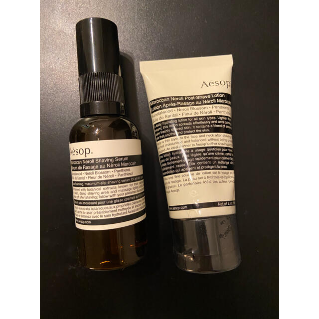 Aesop(イソップ)のyu様専用Aesopモロッカンシェービングローション　セラム　イソップ コスメ/美容のスキンケア/基礎化粧品(その他)の商品写真