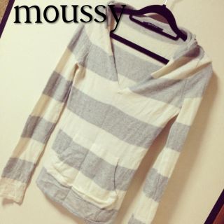 マウジー(moussy)の【人気ブランドSALE】ボーダーパーカー(パーカー)