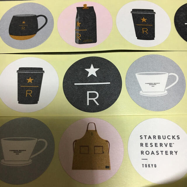 Starbucks Coffee(スターバックスコーヒー)のスターバックス　リザーブロースタリー東京　スタバ　シール エンタメ/ホビーのコレクション(ノベルティグッズ)の商品写真