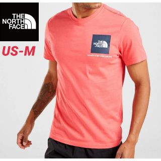 ザノースフェイス(THE NORTH FACE)のノースフェイス ボックスロゴTシャツ 海外Mサイズ(Tシャツ/カットソー(半袖/袖なし))