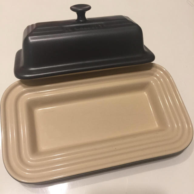 LE CREUSET(ルクルーゼ)の【中古】ル・クルーゼ バターケース インテリア/住まい/日用品のキッチン/食器(食器)の商品写真