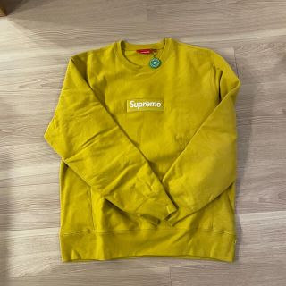 シュプリーム(Supreme)のsupreme box logo crew neck mustard XL(スウェット)