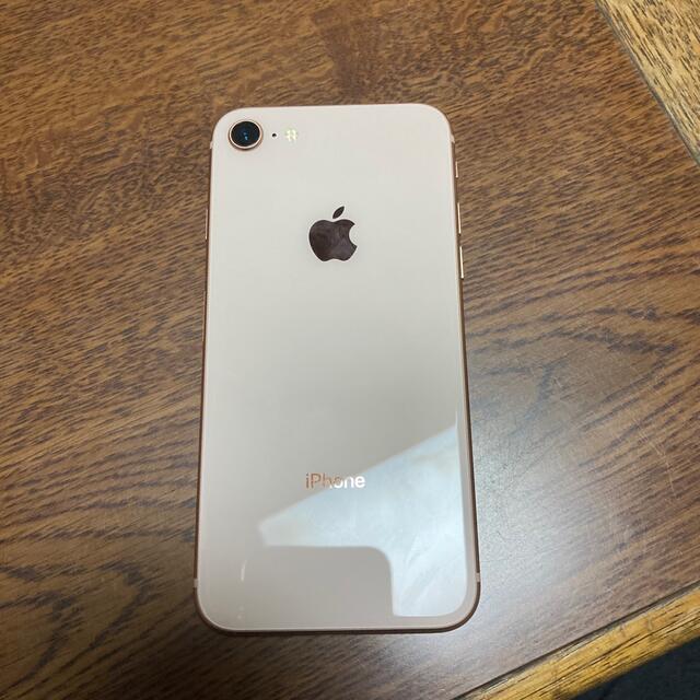 SIMカードなしiPhone8ピンクゴールド本体美品