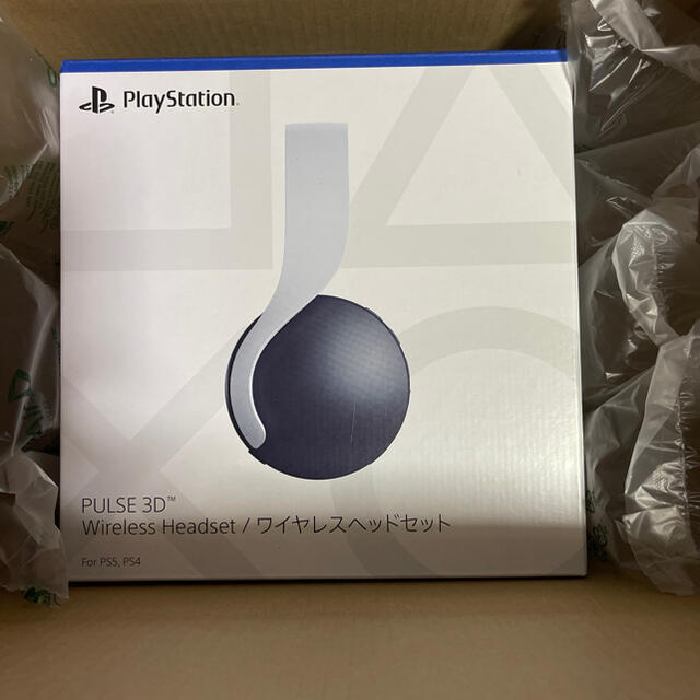 PlayStation(プレイステーション)のPS5 PULSE3D ワイヤレスヘッドセット スマホ/家電/カメラのオーディオ機器(ヘッドフォン/イヤフォン)の商品写真