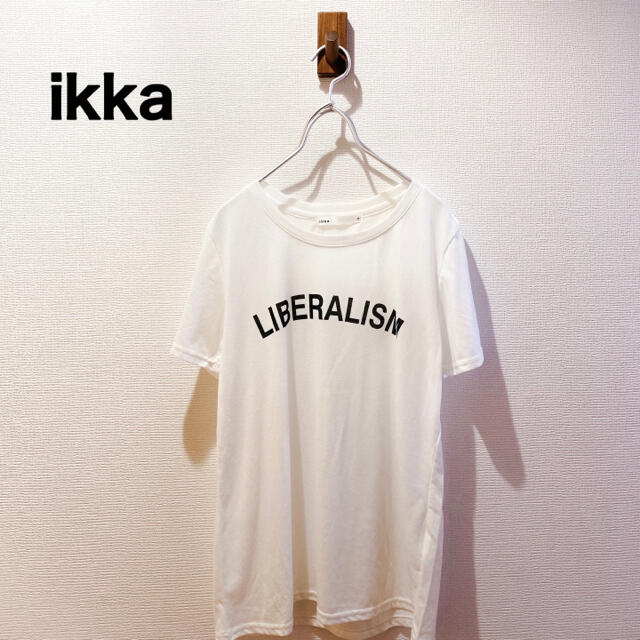 ikka(イッカ)の【シンプルで可愛い♪】ikka ロゴTシャツ レディースのトップス(Tシャツ(半袖/袖なし))の商品写真