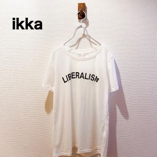 イッカ(ikka)の【シンプルで可愛い♪】ikka ロゴTシャツ(Tシャツ(半袖/袖なし))