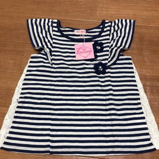 メゾピアノ(mezzo piano)のタグ付き新品⭐︎女子110ナルミヤ⭐︎メゾピアノ(Tシャツ/カットソー)