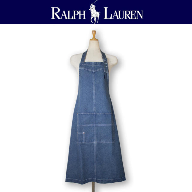 Ralph Lauren(ラルフローレン)の新品！ラルフローレン デニムエプロン インテリア/住まい/日用品のキッチン/食器(その他)の商品写真