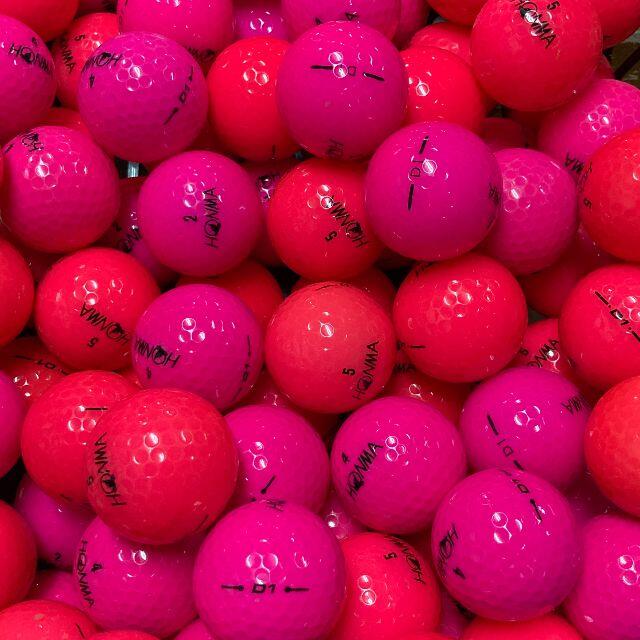 本間ゴルフ(ホンマゴルフ)のロストボール ホンマ D1 ピンク 30球 スポーツ/アウトドアのゴルフ(その他)の商品写真