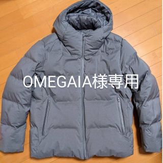 ユニクロ(UNIQLO)の☆美品☆ユニクロ（UNIQLO）シームレスダウン/ グレー / XXL(ダウンジャケット)