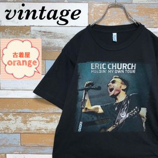 【バンドTシャツ】vintage ロック Tシャツ エリック・チャーチ　半袖(Tシャツ/カットソー(半袖/袖なし))